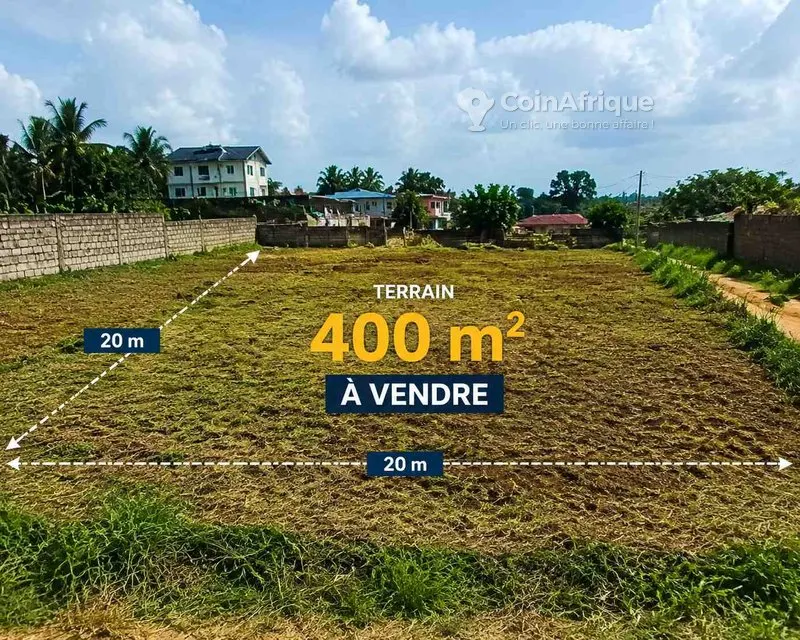 Terrain 400 m² — Anyama 4-Croix